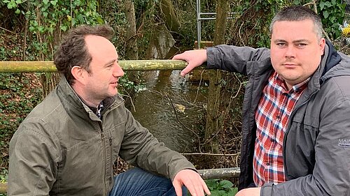 Danny and Jonathan in Heathen Street