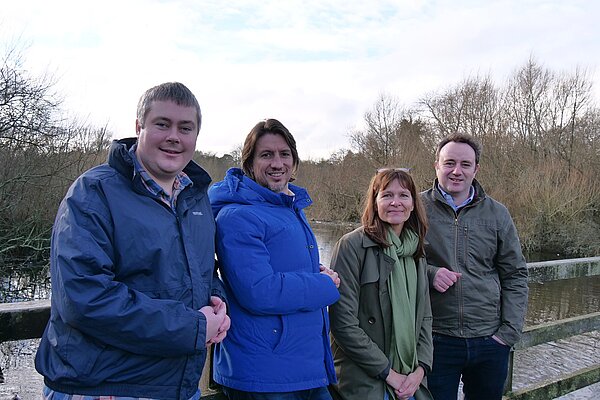 Jonathan, Ritchie, Simone, Danny