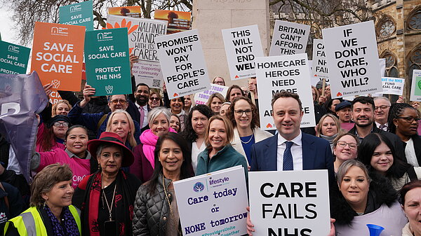 Basingstoke Gazette Social care march