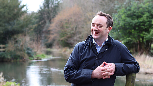 Danny at the River Meon